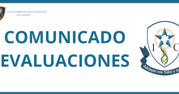 COMUNICADO EVALUACIONES