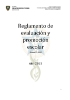 Reglamento de Evaluación y Promoción Escolar 2025